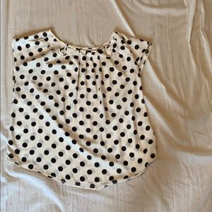 Polka dot blouse